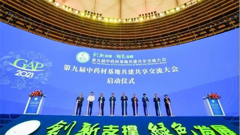 第九屆中藥材基地共建共享交流大會(huì)在南寧召開，聯(lián)盟主席張伯禮院士蒞臨隴西奇正展臺(tái)了解隴藥隴企